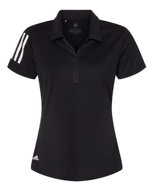 adidas Women's Floating 3-Stripes Polo-1