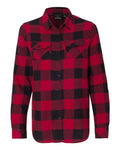 Burnside Women's Yarn-Dyed Long Sleeve Flannel Shirt Burnside