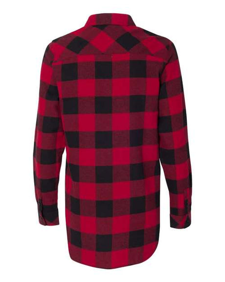 Burnside Women's Yarn-Dyed Long Sleeve Flannel Shirt Burnside