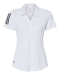 adidas Women's Floating 3-Stripes Polo-1