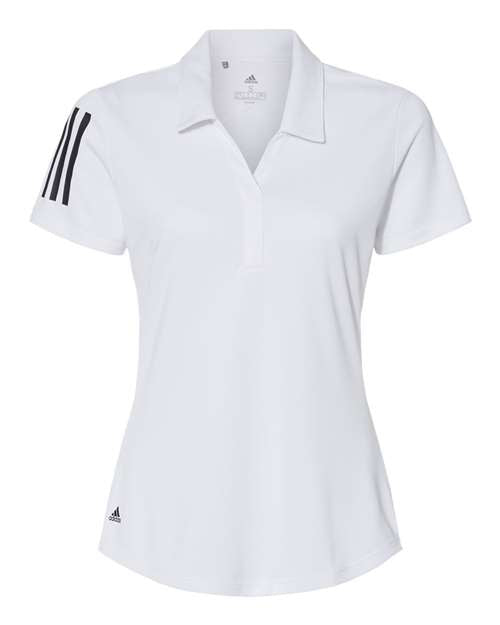 adidas Women's Floating 3-Stripes Polo-1