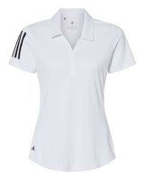 adidas Women's Floating 3-Stripes Polo-1
