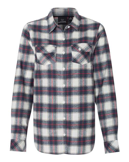 Burnside Women's Yarn-Dyed Long Sleeve Flannel Shirt Burnside