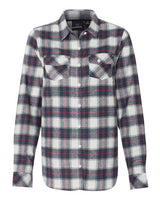 Burnside Women's Yarn-Dyed Long Sleeve Flannel Shirt Burnside