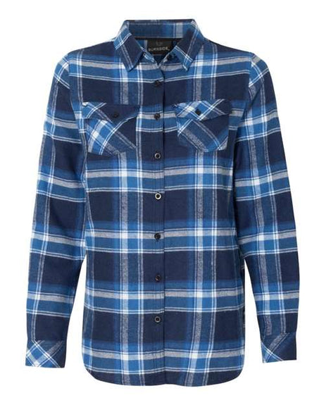 Burnside Women's Yarn-Dyed Long Sleeve Flannel Shirt Burnside