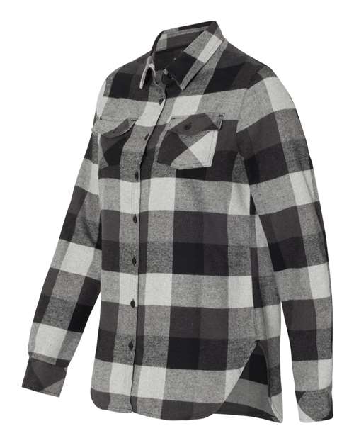 Burnside Women's Yarn-Dyed Long Sleeve Flannel Shirt Burnside