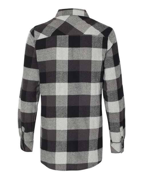 Burnside Women's Yarn-Dyed Long Sleeve Flannel Shirt Burnside