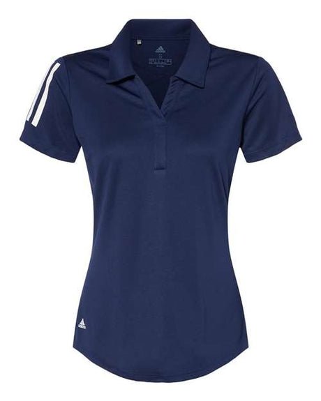 adidas Women's Floating 3-Stripes Polo-1