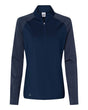 adidas Women's Stripe Block Quarter-Zip Pullover adidas