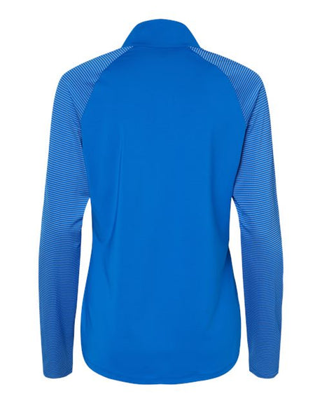 adidas Women's Stripe Block Quarter-Zip Pullover adidas