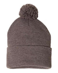 Sportsman Men's Pom-Pom 12" Knit Beanie Sportsman
