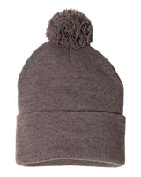 Sportsman Men's Pom-Pom 12" Knit Beanie Sportsman