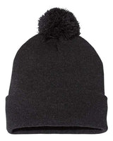 Sportsman Men's Pom-Pom 12" Knit Beanie Sportsman