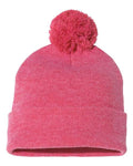 Sportsman Men's Pom-Pom 12" Knit Beanie Sportsman