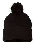 Sportsman Men's Pom-Pom 12" Knit Beanie Sportsman