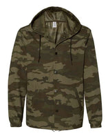Independent Trading Co. Men's Water-Resistant Hooded Windbreaker Independent Trading Co.
