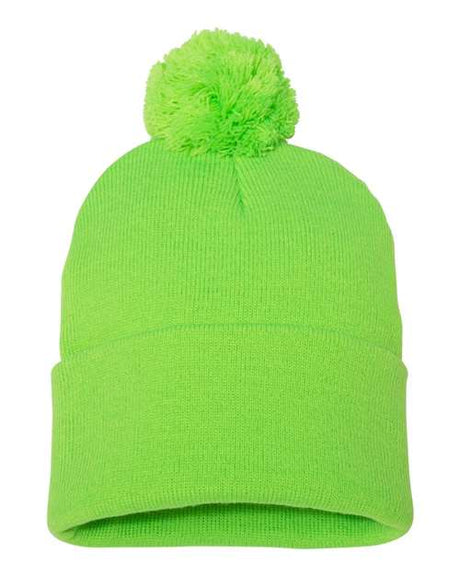 Sportsman Men's Pom-Pom 12" Knit Beanie Sportsman