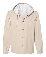 Independent Trading Co. Men's Water-Resistant Hooded Windbreaker Independent Trading Co.