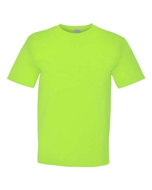 Bayside Men's USA-Made Short T-Shirt With a Pocket Bayside