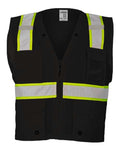 Kishigo Men's EV Series Enhanced Visibility Multi-Pocket Mesh Vest Kishigo