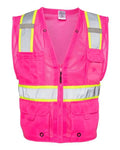 Kishigo Men's EV Series Enhanced Visibility Multi-Pocket Mesh Vest Kishigo