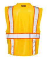 Kishigo Men's EV Series Enhanced Visibility Multi-Pocket Mesh Vest Kishigo