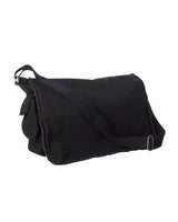 Authentic Pigment Unisex Pigment-Dyed Raw-Edge Messenger Bag Authentic Pigment