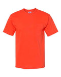 Bayside Men's USA-Made Short T-Shirt With a Pocket Bayside
