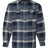Burnside Men's Snap Front Long Sleeve Plaid Flannel Shirt Burnside