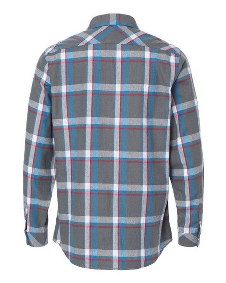 Burnside Men's Open Pocket Long Sleeve Flannel Shirt Mens Apparel Shirts & Tops