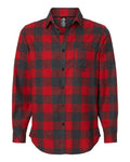 Burnside Men's Open Pocket Long Sleeve Flannel Shirt Mens Apparel Shirts & Tops