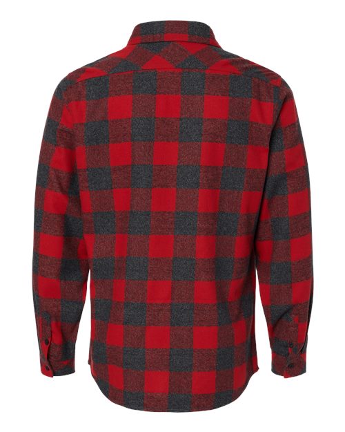 Burnside Men's Open Pocket Long Sleeve Flannel Shirt Mens Apparel Shirts & Tops
