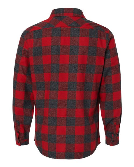 Burnside Men's Open Pocket Long Sleeve Flannel Shirt Mens Apparel Shirts & Tops