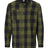 Burnside Men's Snap Front Long Sleeve Plaid Flannel Shirt Burnside