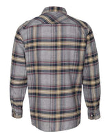 Burnside Men's Snap Front Long Sleeve Plaid Flannel Shirt Burnside
