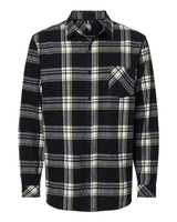 Burnside Men's Open Pocket Long Sleeve Flannel Shirt Mens Apparel Shirts & Tops