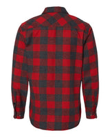 Burnside Men's Snap Front Long Sleeve Plaid Flannel Shirt Burnside