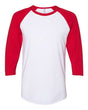 JERZEES Premium Blend Ringspun Three-Quarter Sleeve Raglan Baseball T-Shirt JERZEES