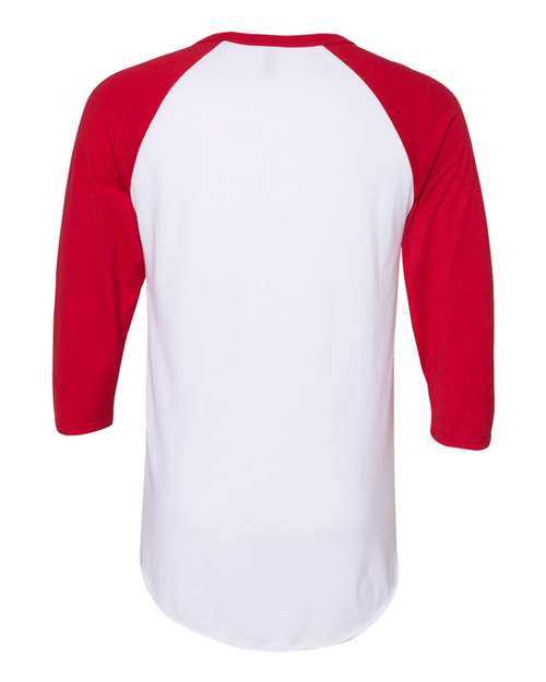 JERZEES Premium Blend Ringspun Three-Quarter Sleeve Raglan Baseball T-Shirt