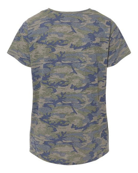 LAT Women's Curvy Collection Fine Jersey Tee LAT