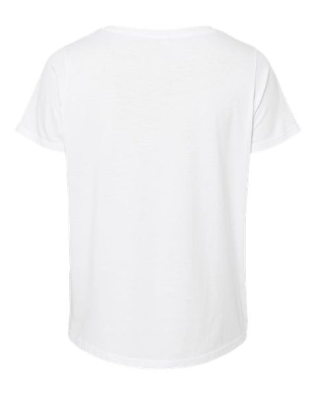 LAT Women's Curvy Collection Fine Jersey Tee LAT
