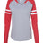 LAT Women's Fine Jersey Mash Up Long Sleeve T-Shirt LAT