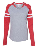 LAT Women's Fine Jersey Mash Up Long Sleeve T-Shirt LAT