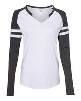 LAT Women's Fine Jersey Mash Up Long Sleeve T-Shirt LAT