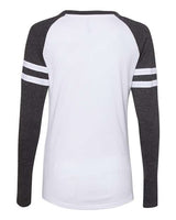 LAT Women's Fine Jersey Mash Up Long Sleeve T-Shirt LAT