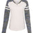 LAT Women's Fine Jersey Mash Up Long Sleeve T-Shirt LAT