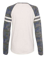 LAT Women's Fine Jersey Mash Up Long Sleeve T-Shirt LAT