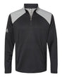 adidas Men's Textured Mixed Media Quarter-Zip Pullover adidas