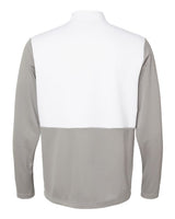 adidas Men's Textured Mixed Media Quarter-Zip Pullover-2