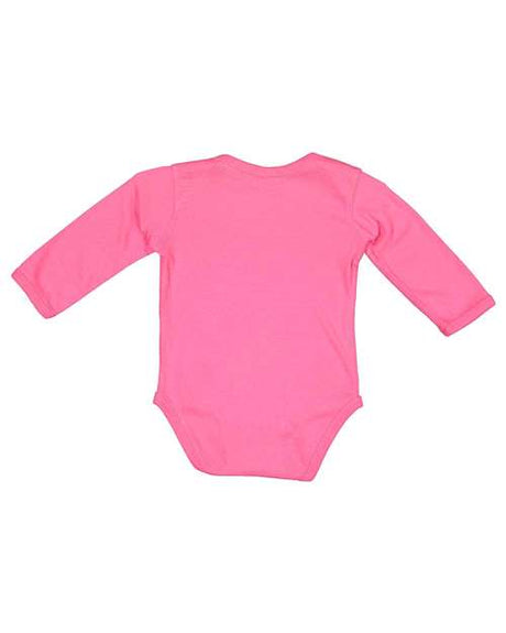Rabbit Skins Infant Long Sleeve Baby Rib Bodysuit Rabbit Skins